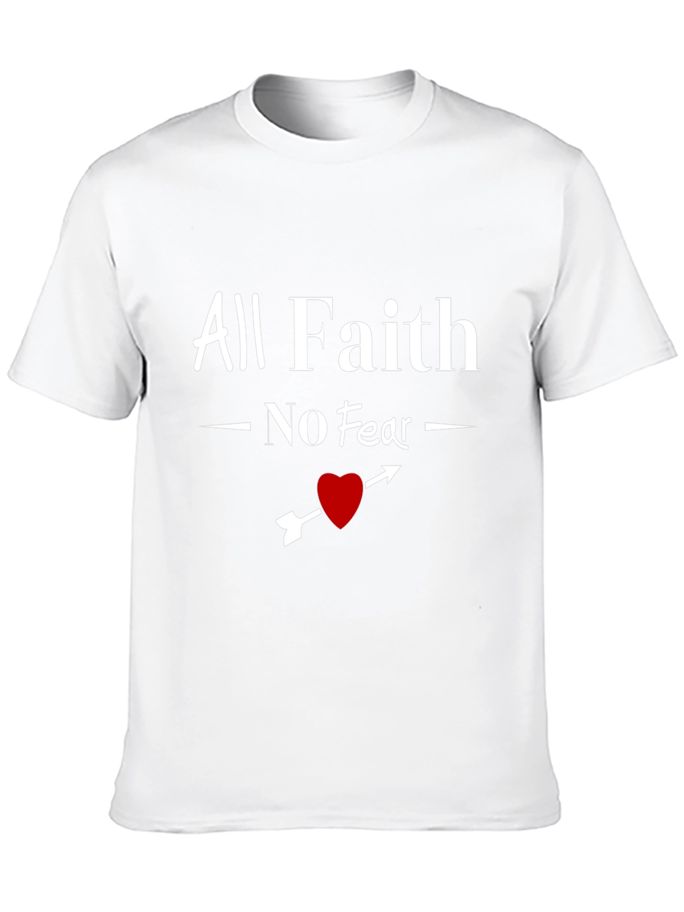 Faith Over Fear Graphic Tee - Stylish Christian Apparel