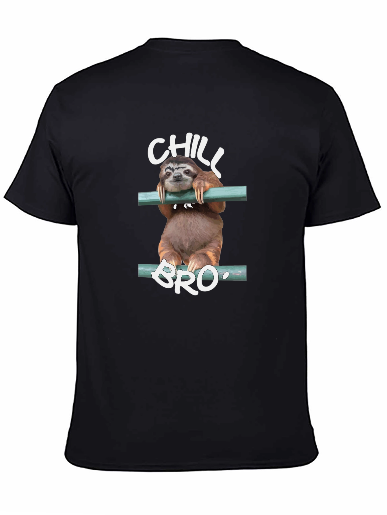 Chill Bro Sloth Graphic Tee - Relaxed Style