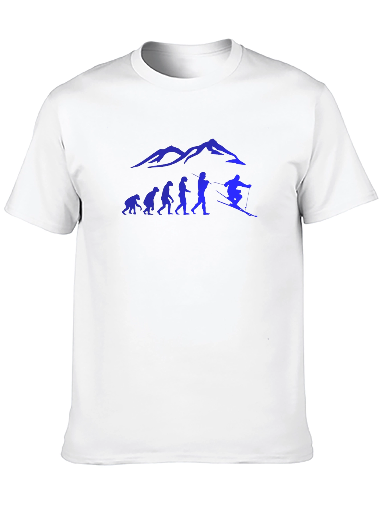 Evolution Ski T-Shirt - Black Cotton