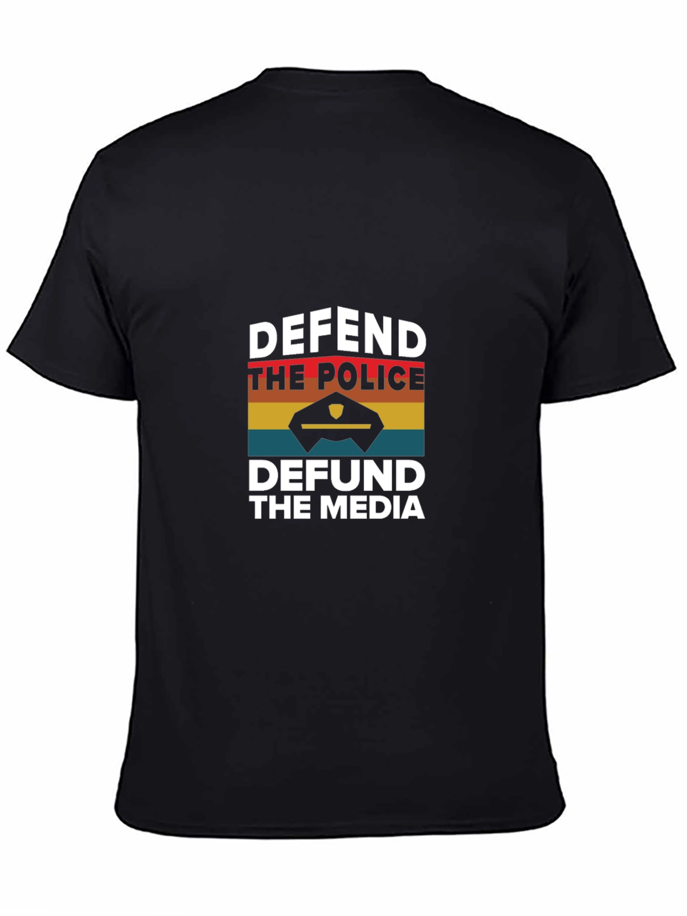 Defend the Police Defund the Media T-Shirt