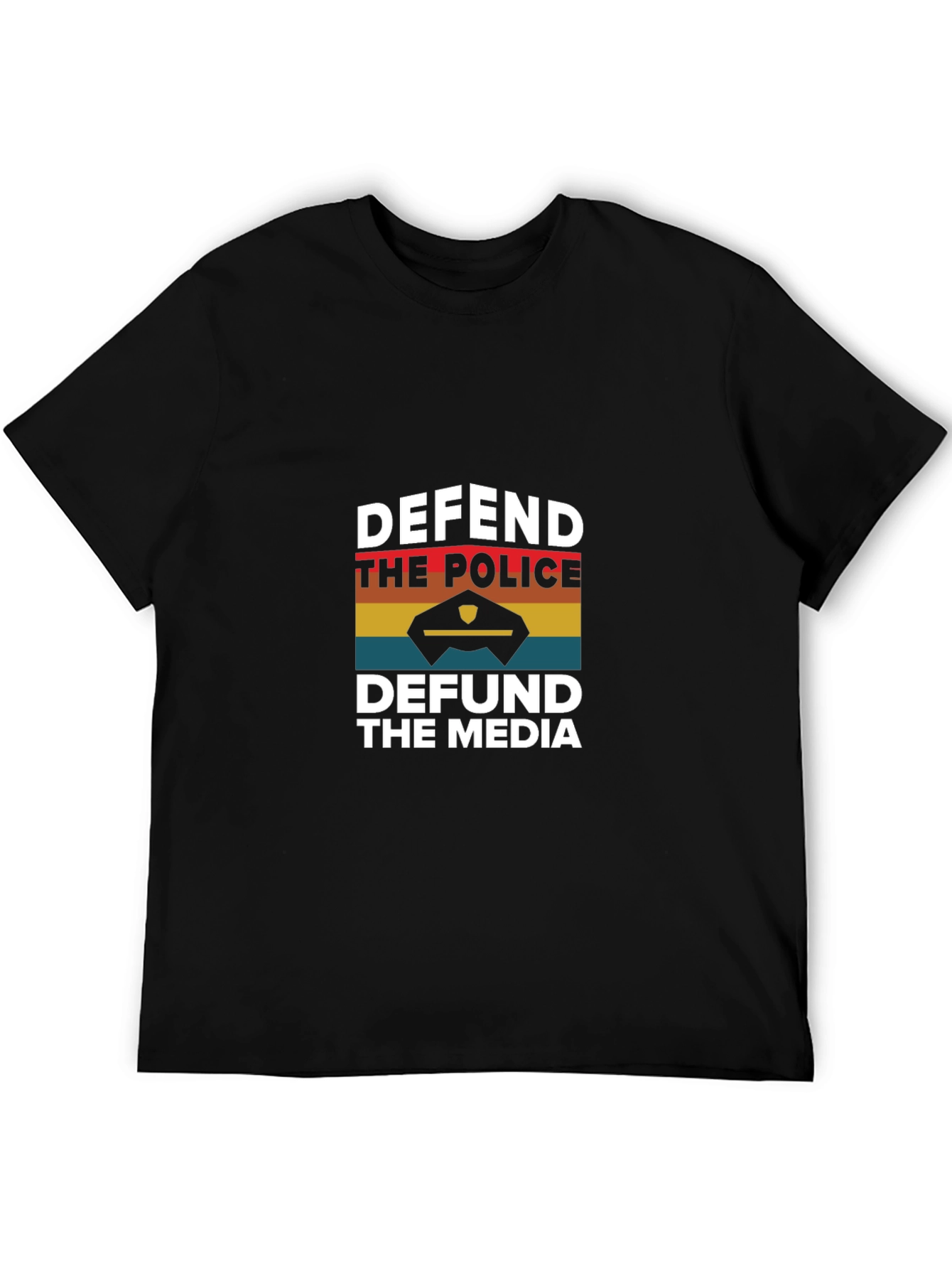 Defend the Police Defund the Media T-Shirt