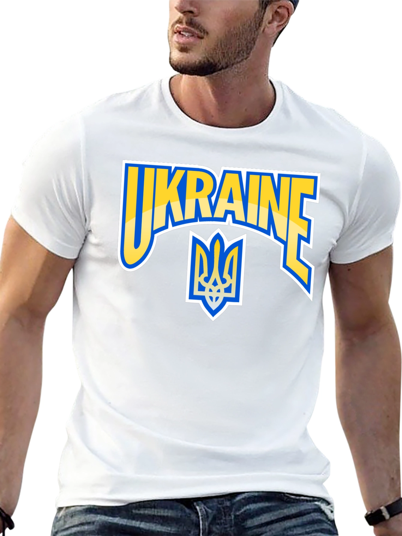 Ukraine T-Shirt with National Symbol