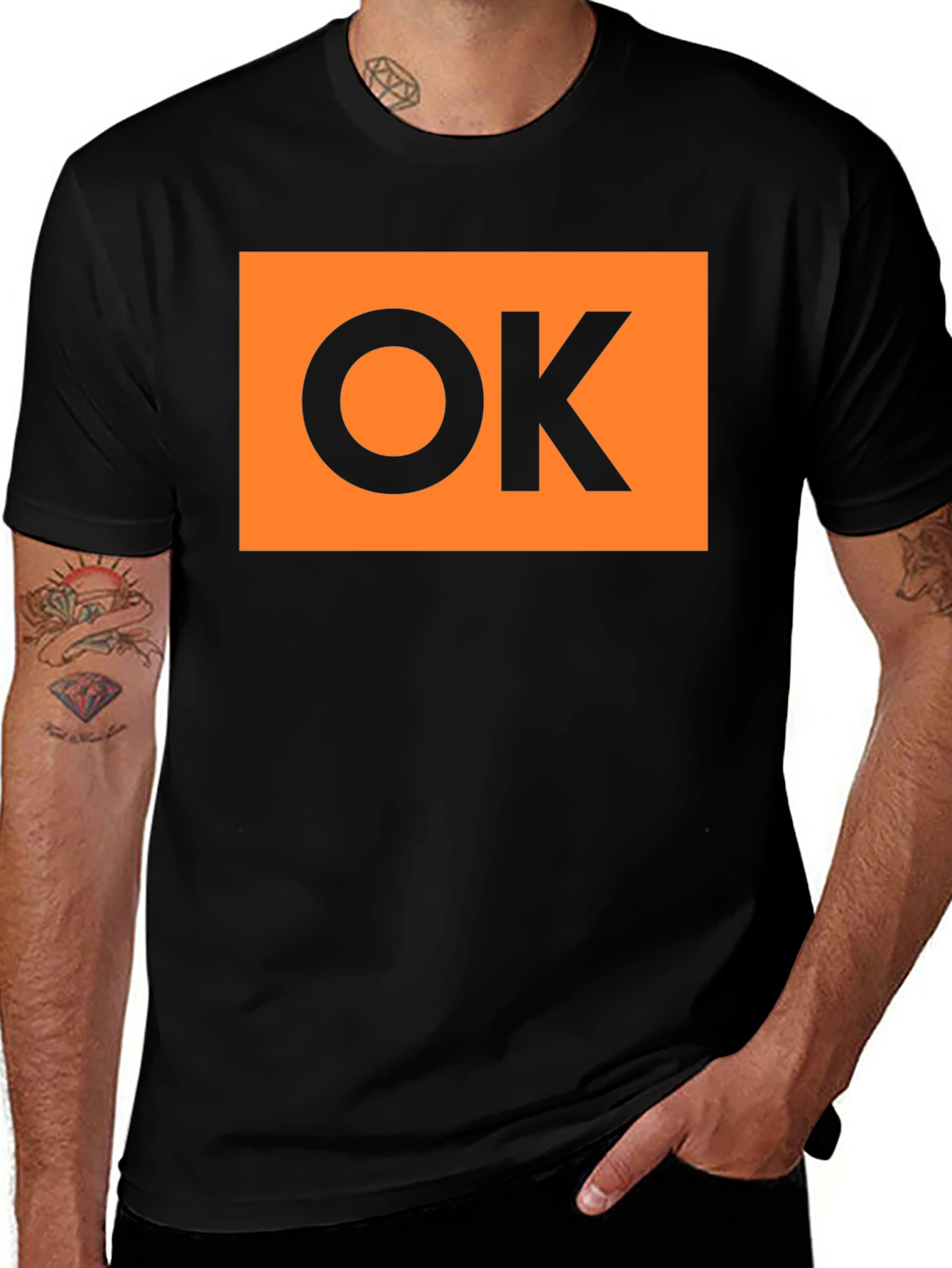 OK Graphic Tee - Bold Statement T-Shirt