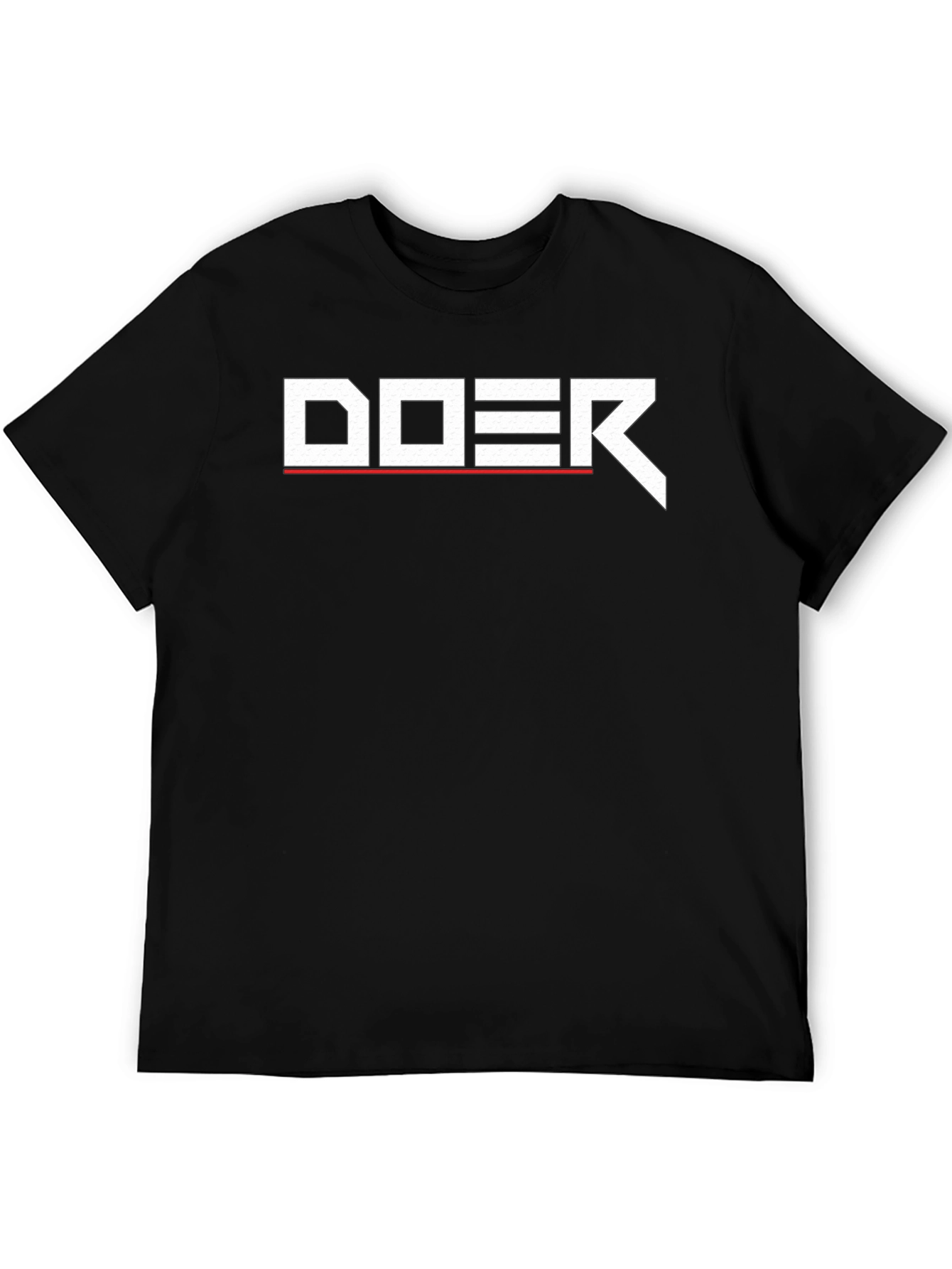 Doer Graphic Tee - Mens Black T-Shirt