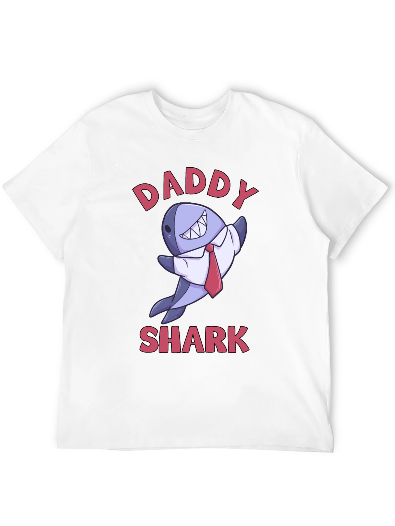 Daddy Shark Graphic T-Shirt - Black