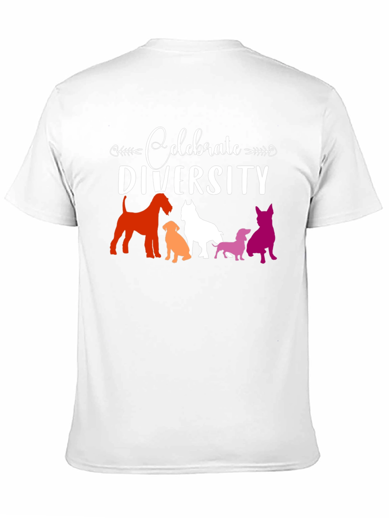 Celebrate Diversity Dog Breed Graphic Tee