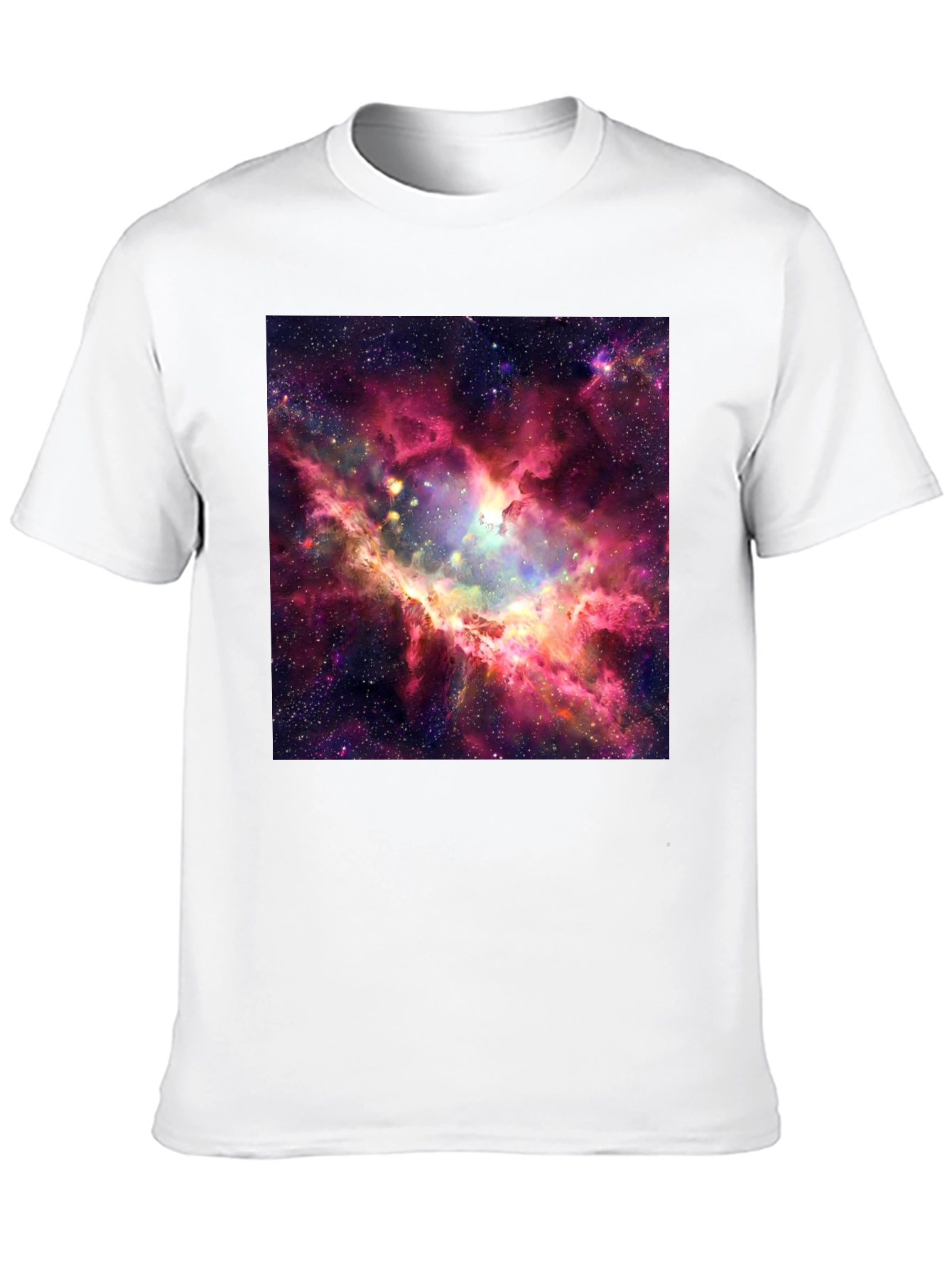 Nebula Print Black T-Shirt