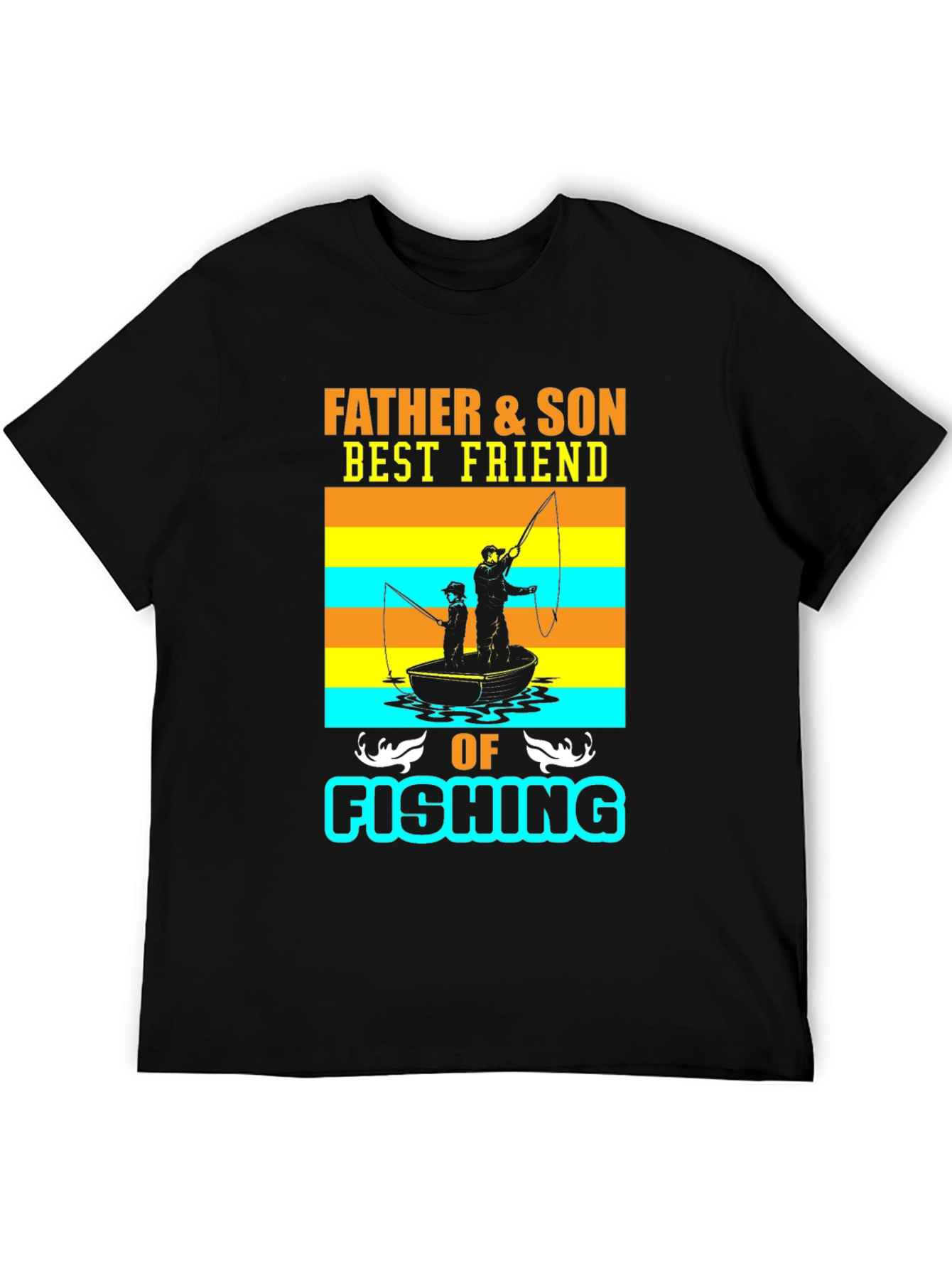 Father & Son Fishing T-Shirt - Best Friends Design