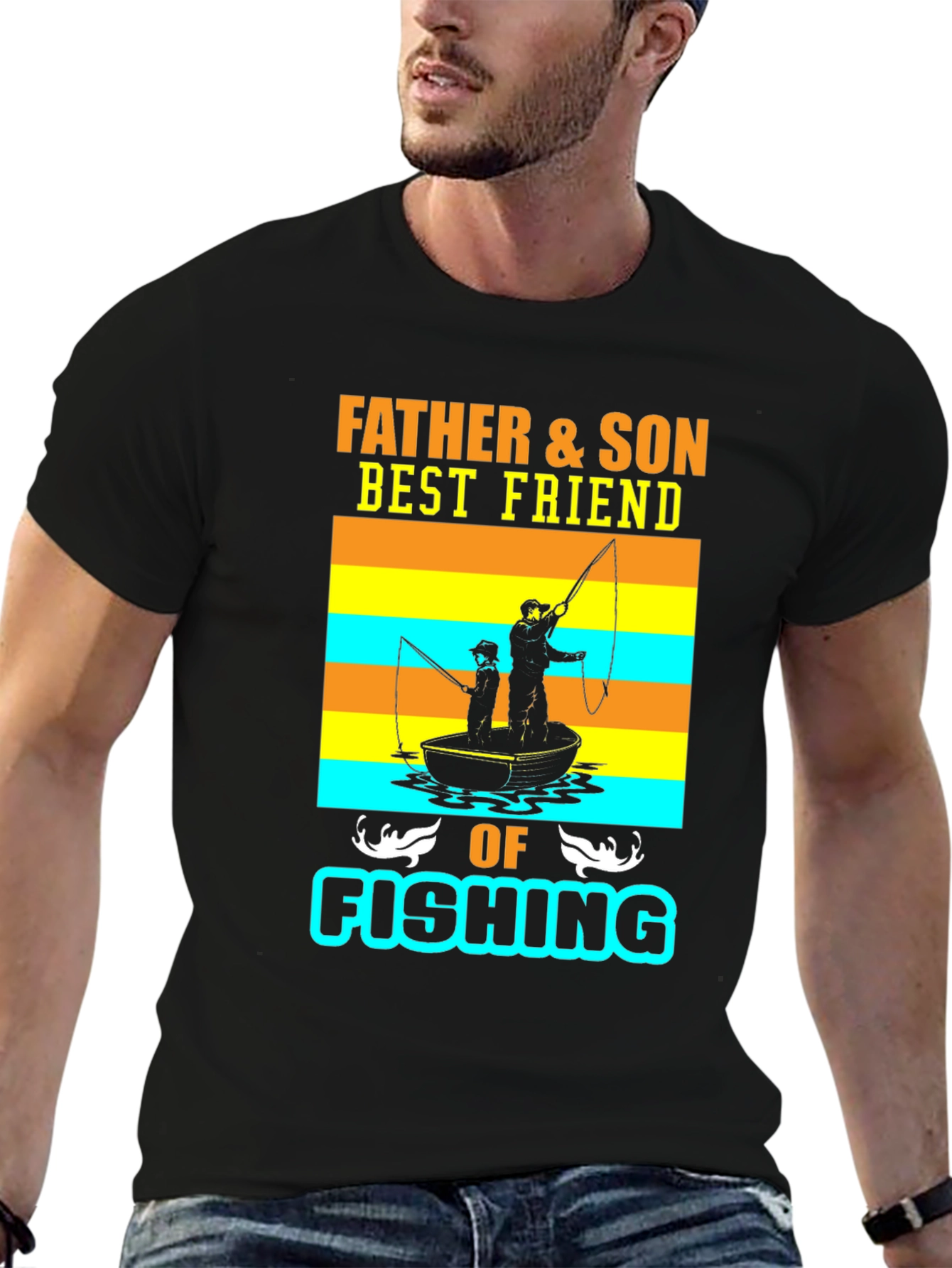 Father & Son Fishing T-Shirt - Best Friends Design