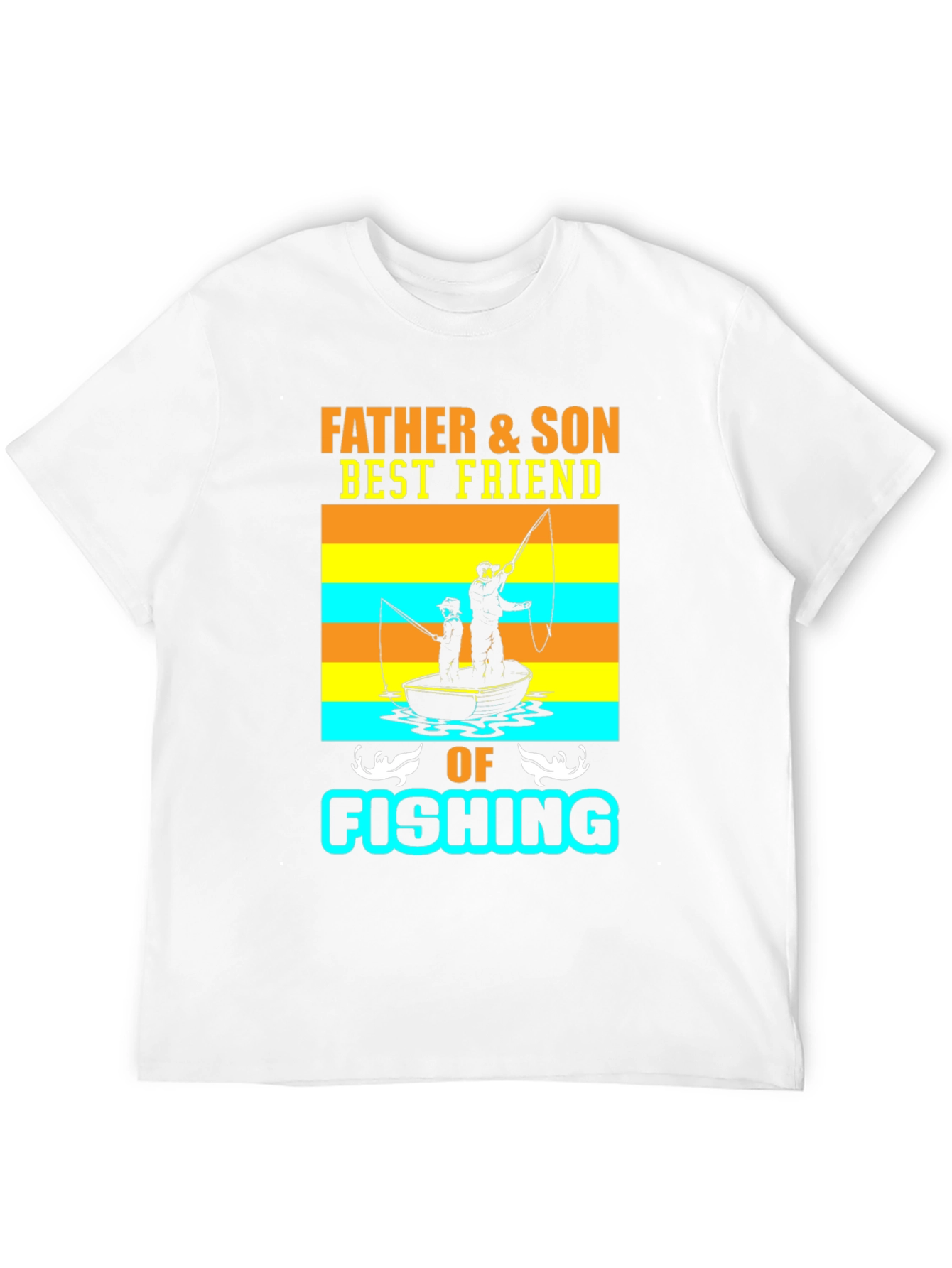 Father & Son Fishing T-Shirt - Best Friends Design