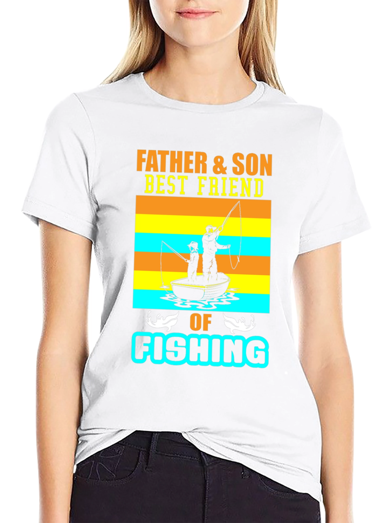 Father & Son Fishing T-Shirt - Best Friends Design