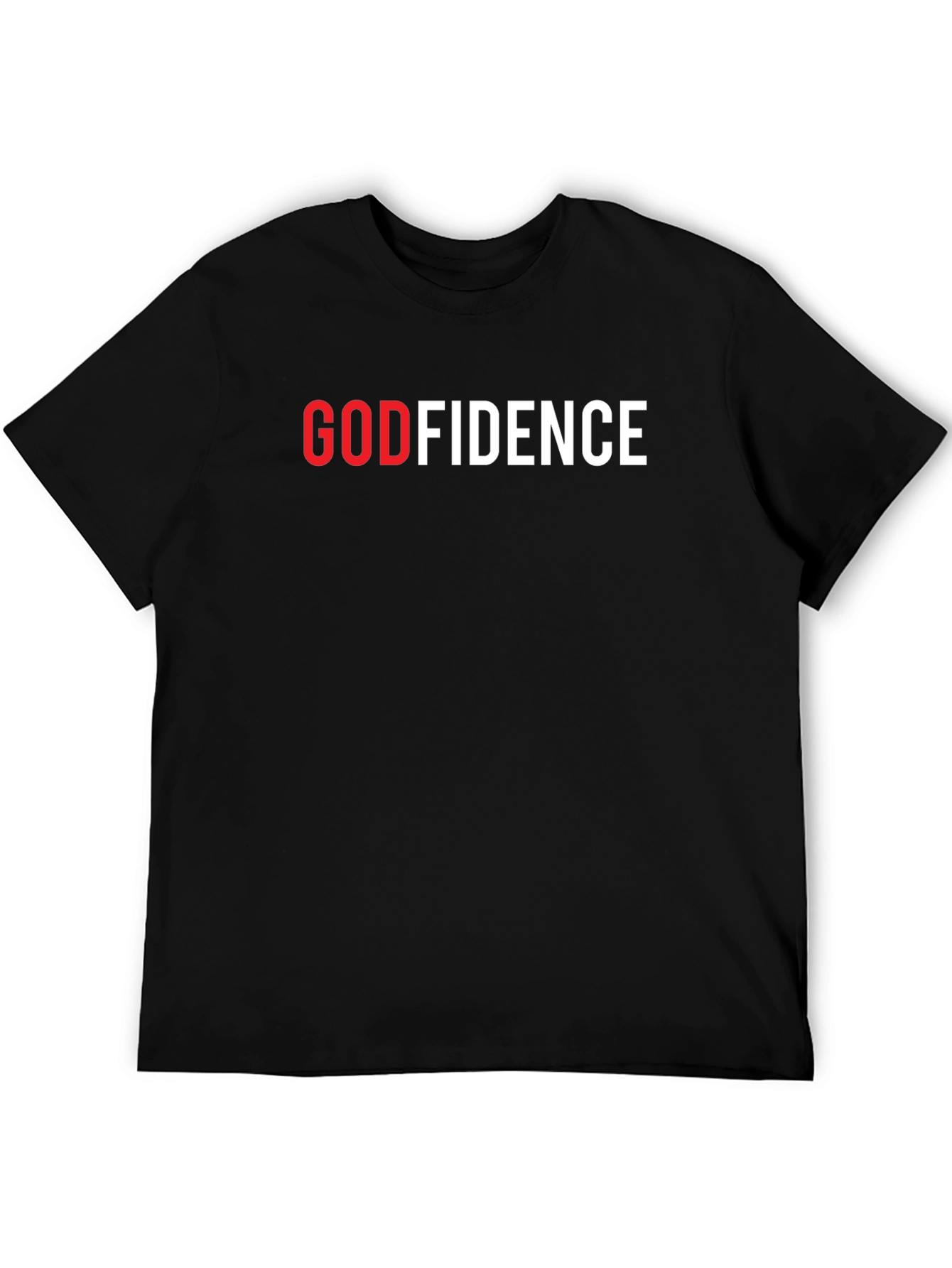 GODFIDENCE Black T-Shirt