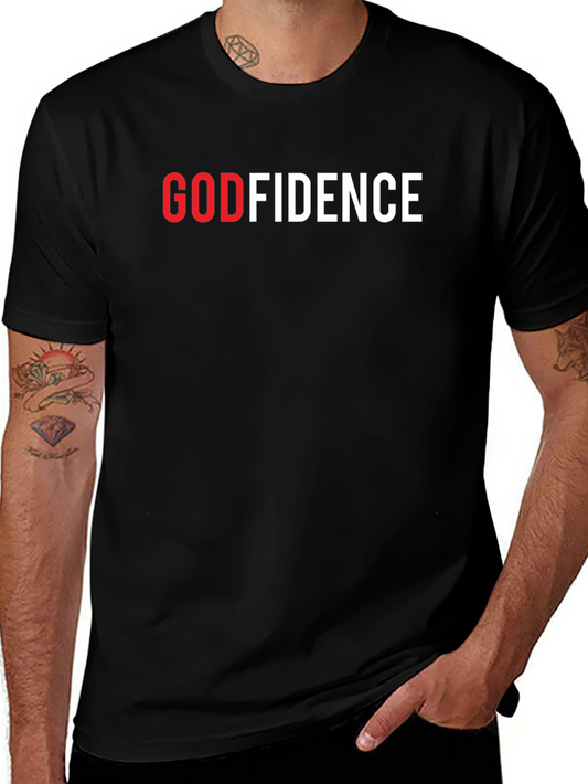 GODFIDENCE Black T-Shirt