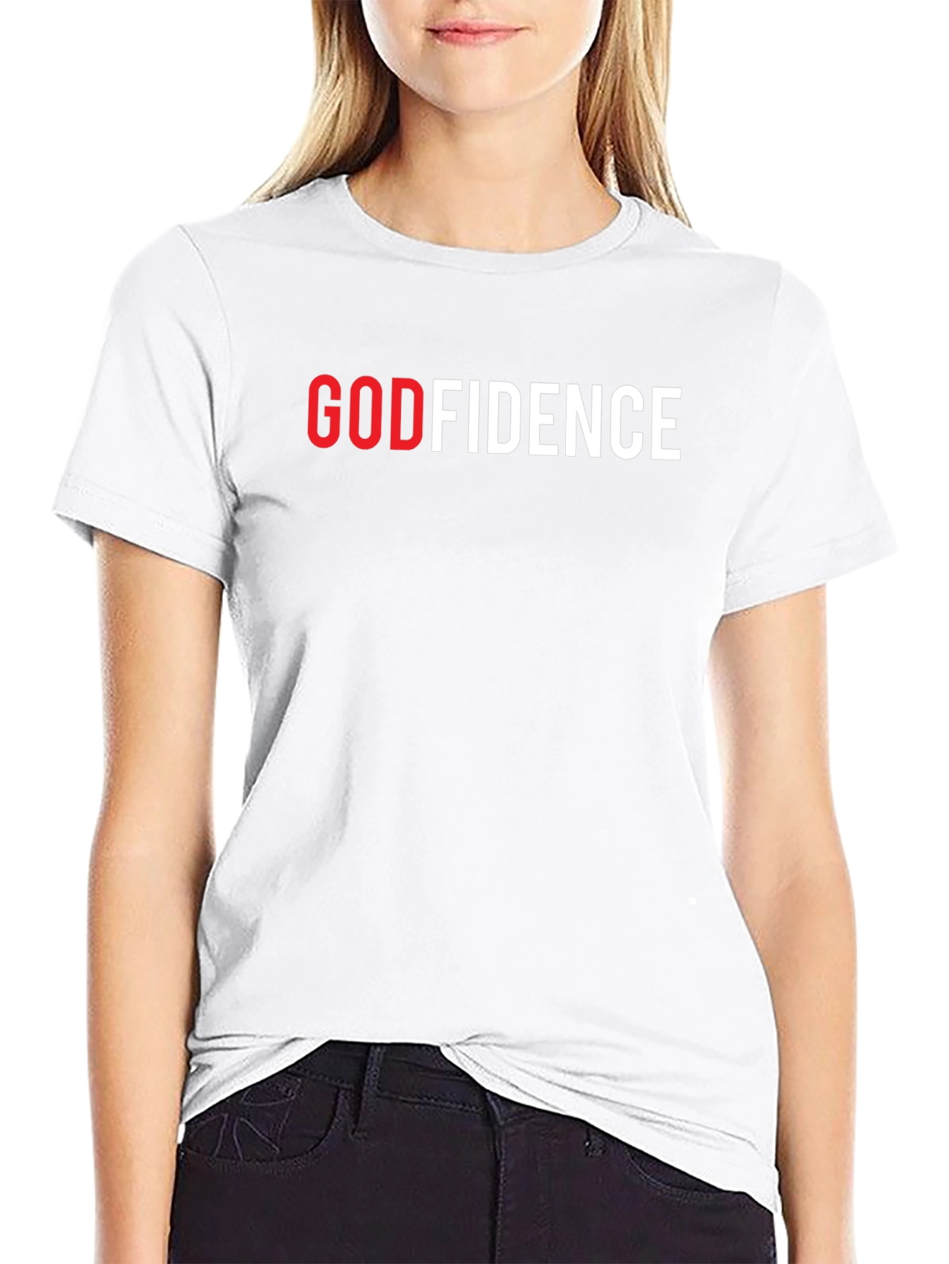 GODFIDENCE Black T-Shirt