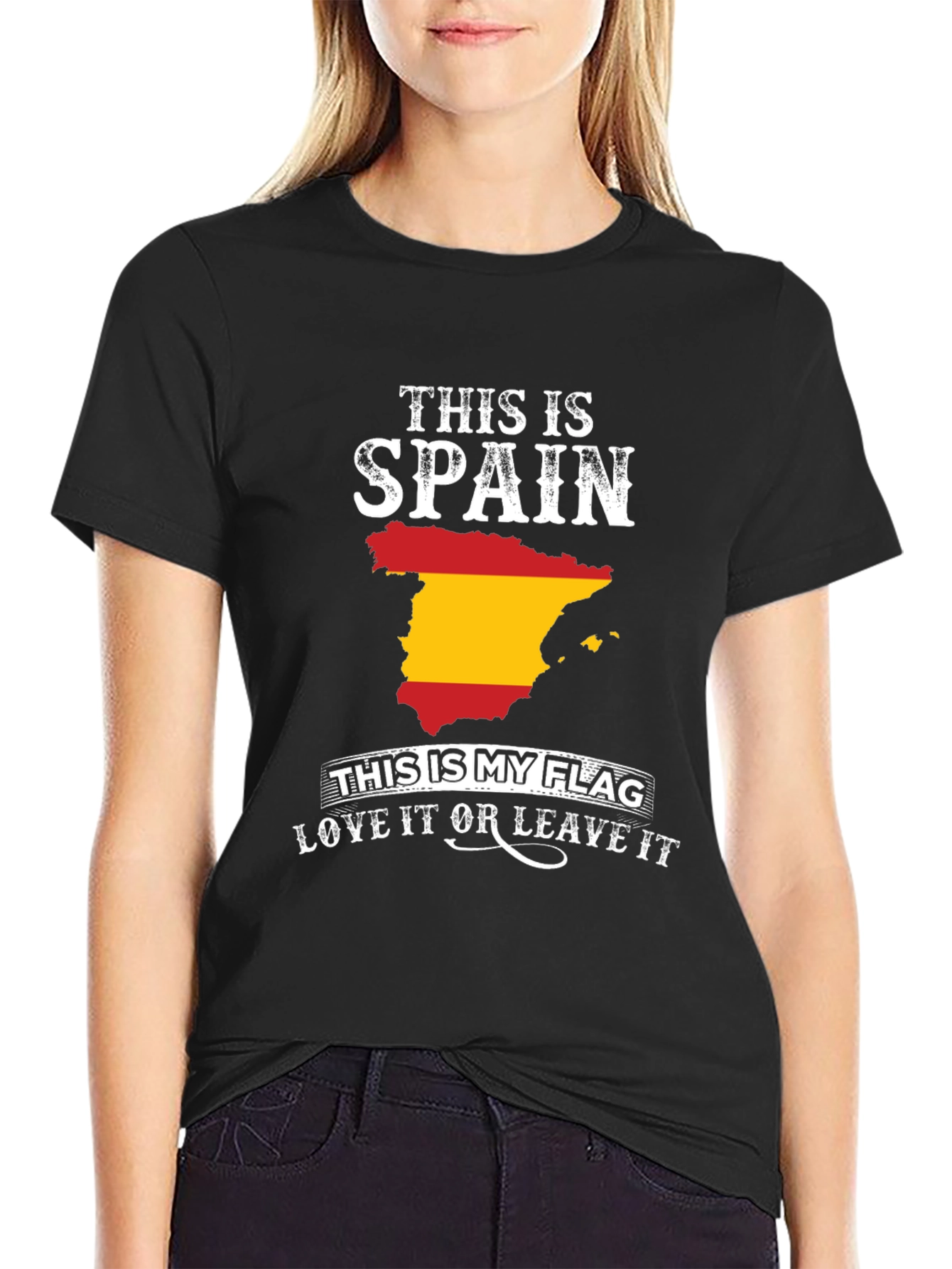 This is Spain Flag Graphic T-Shirt