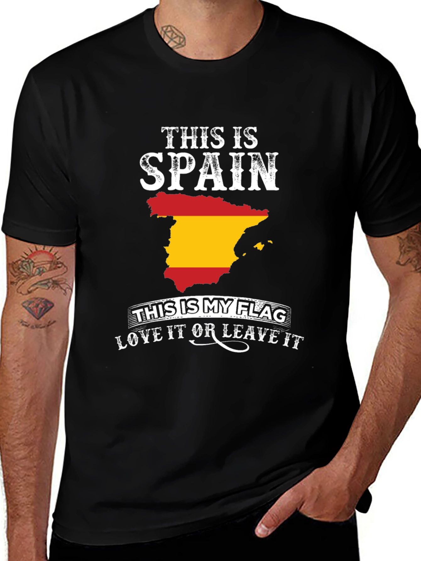 This is Spain Flag Graphic T-Shirt