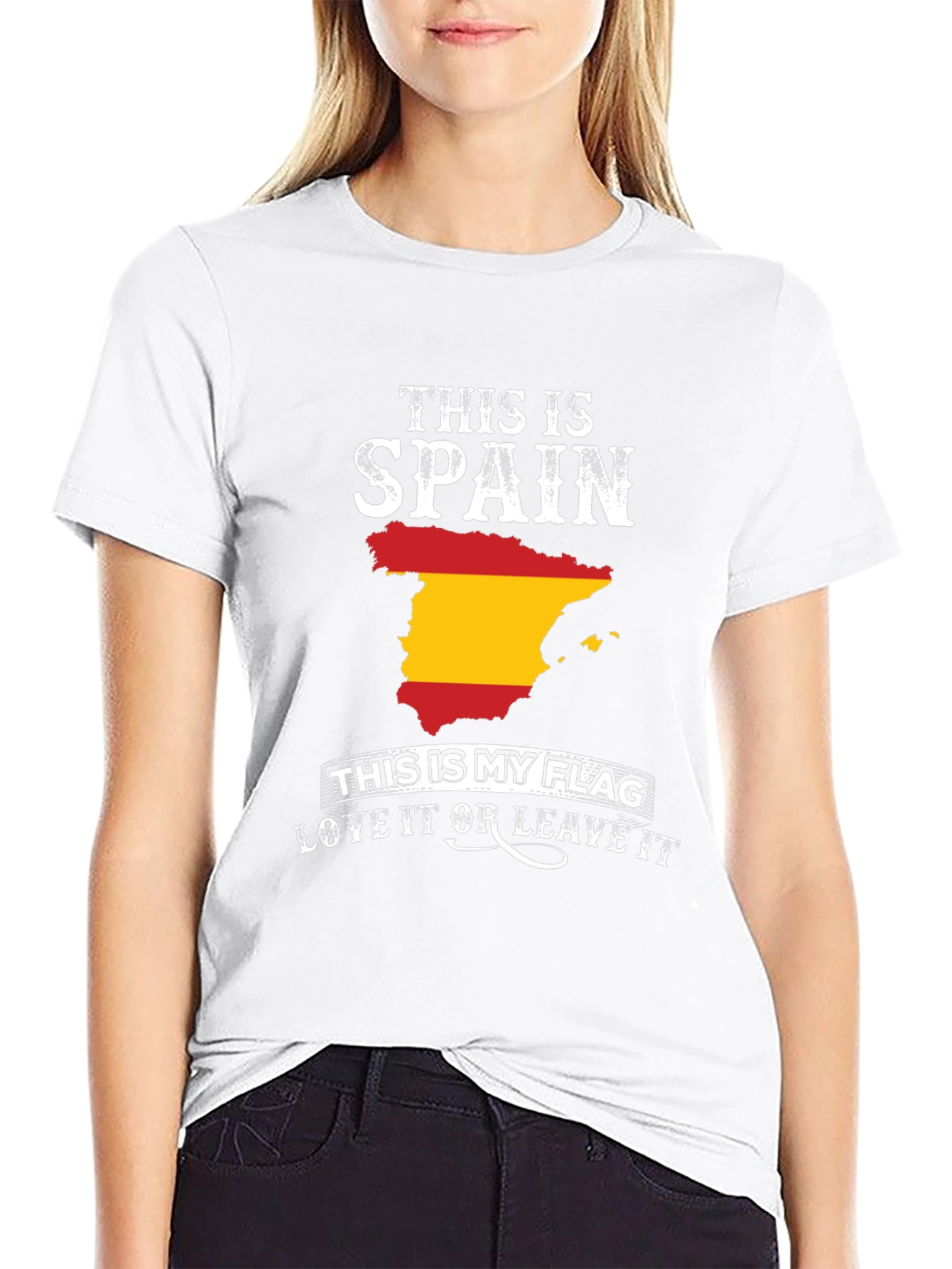 This is Spain Flag Graphic T-Shirt