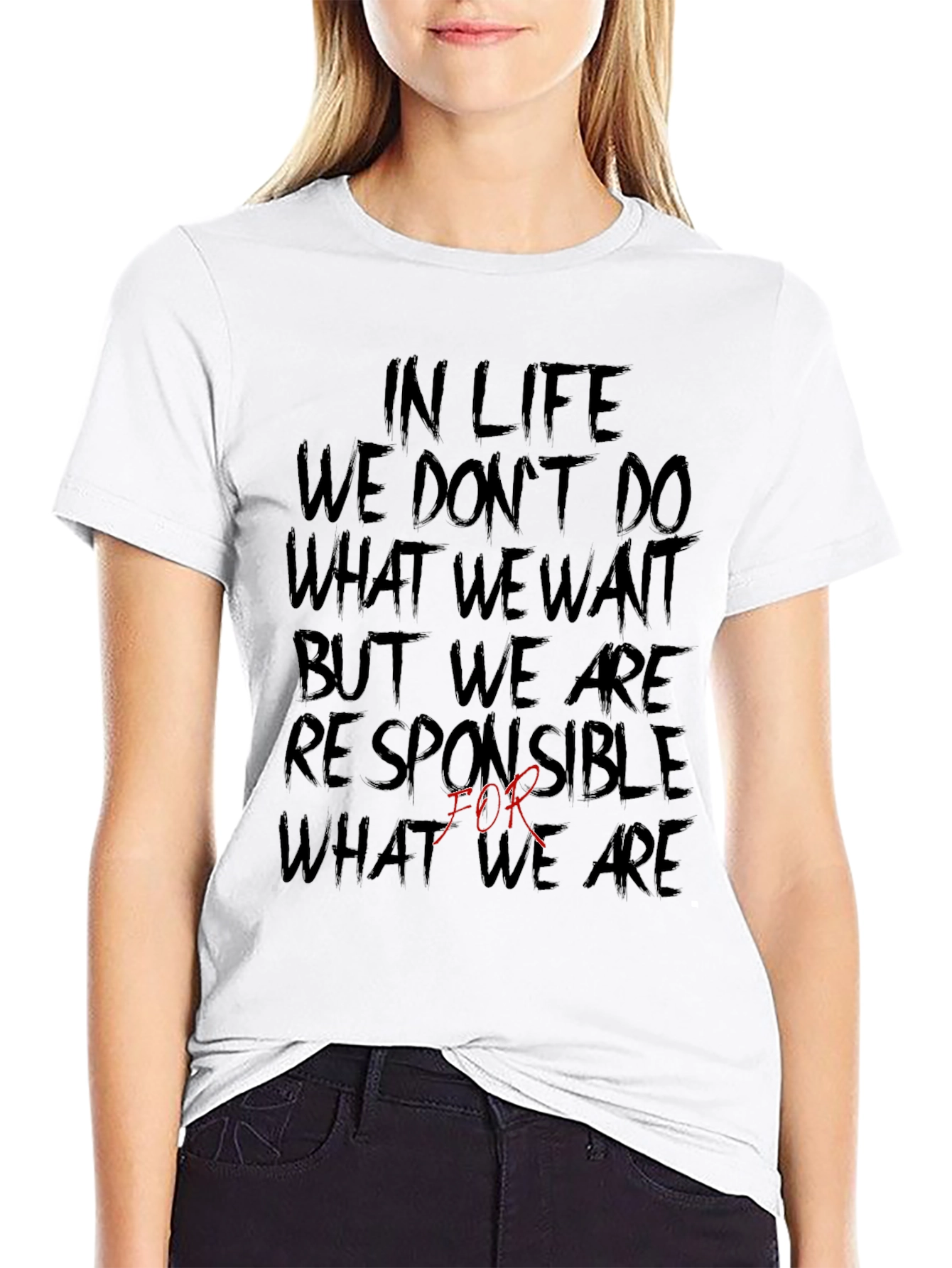 Mens In Life Graphic Tee - Motivational Quote T-Shirt