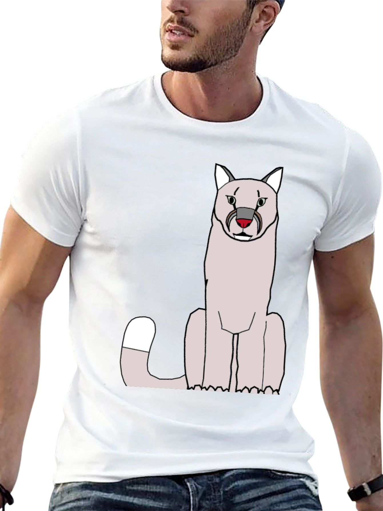 Cool Cat Graphic T-Shirt