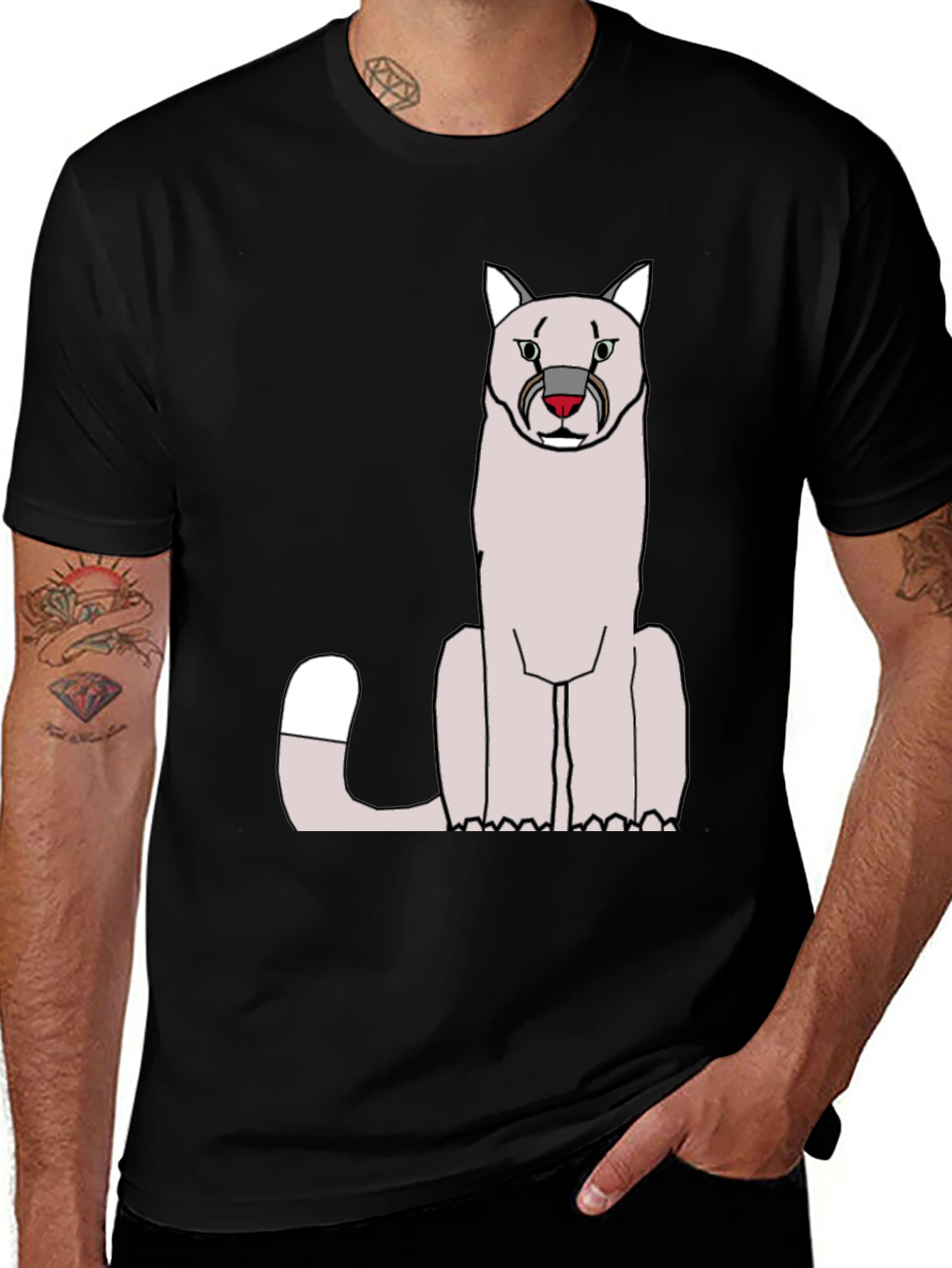 Cool Cat Graphic T-Shirt