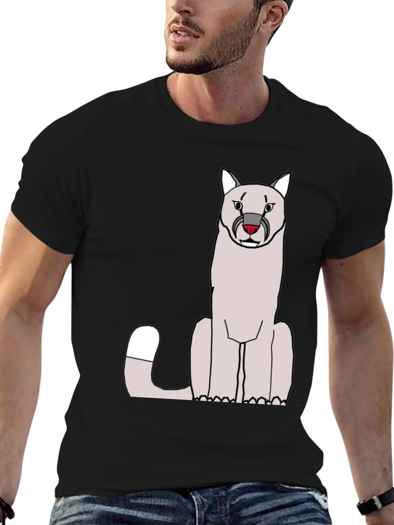 Cool Cat Graphic T-Shirt