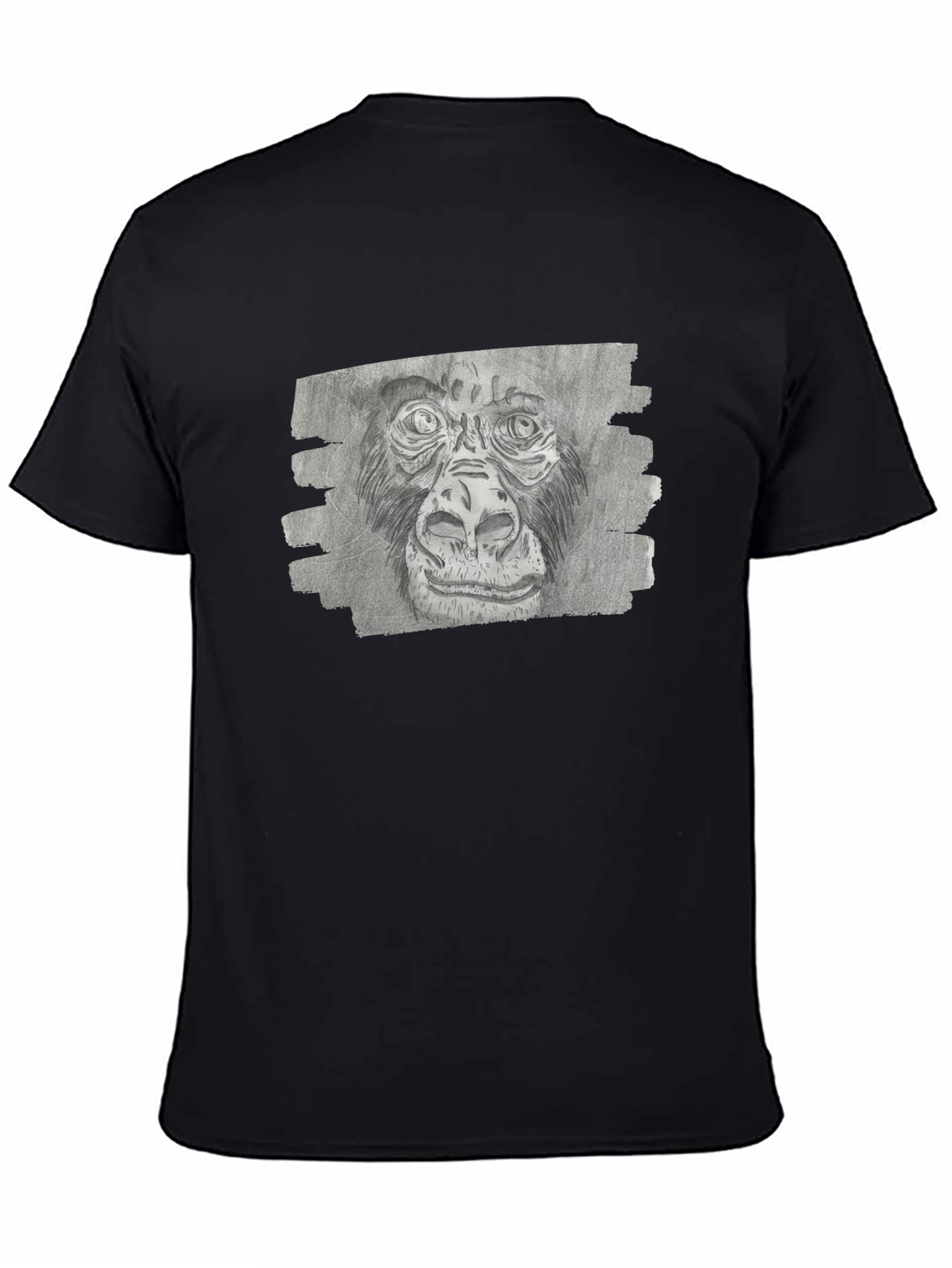 Gorilla Sketch Tee - Artistic Graphic Print T-Shirt