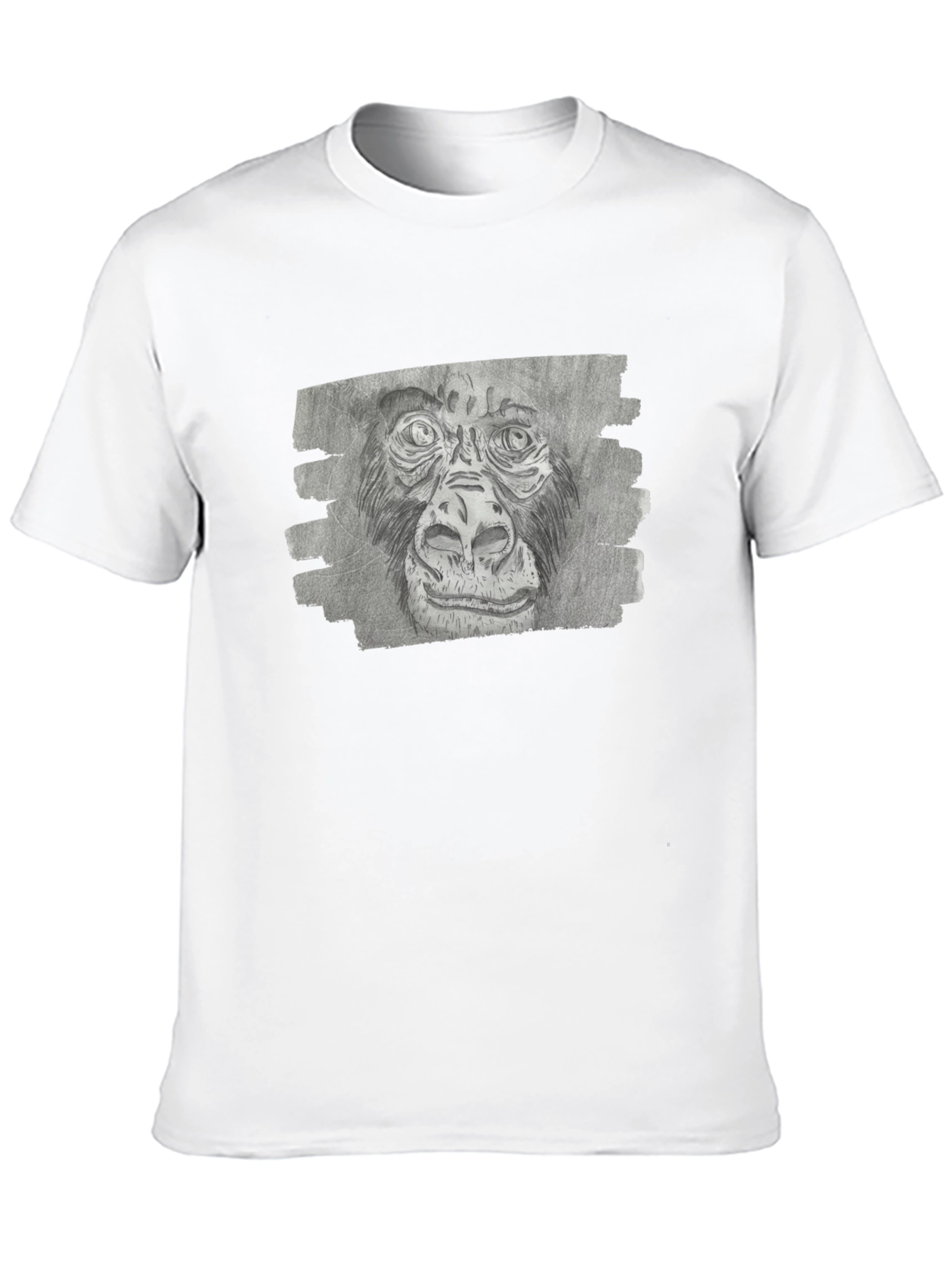 Gorilla Sketch Tee - Artistic Graphic Print T-Shirt