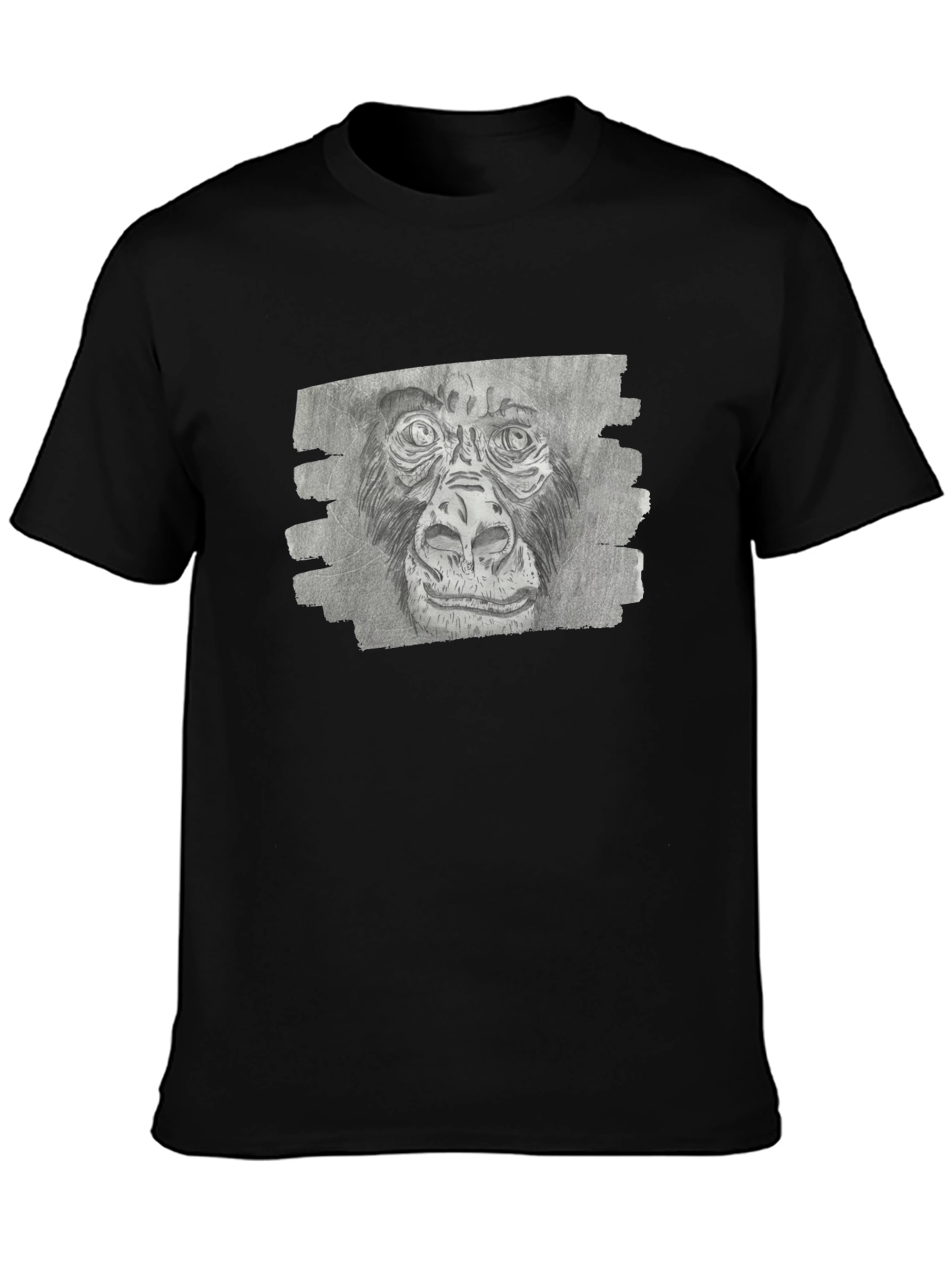 Gorilla Sketch Tee - Artistic Graphic Print T-Shirt