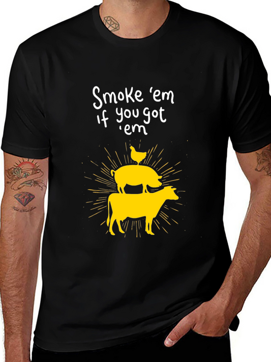 Smoke Em if You Got Em BBQ T-Shirt