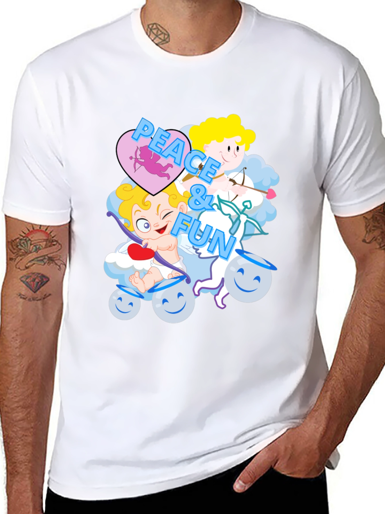 Peace & Fun Cupid T-Shirt