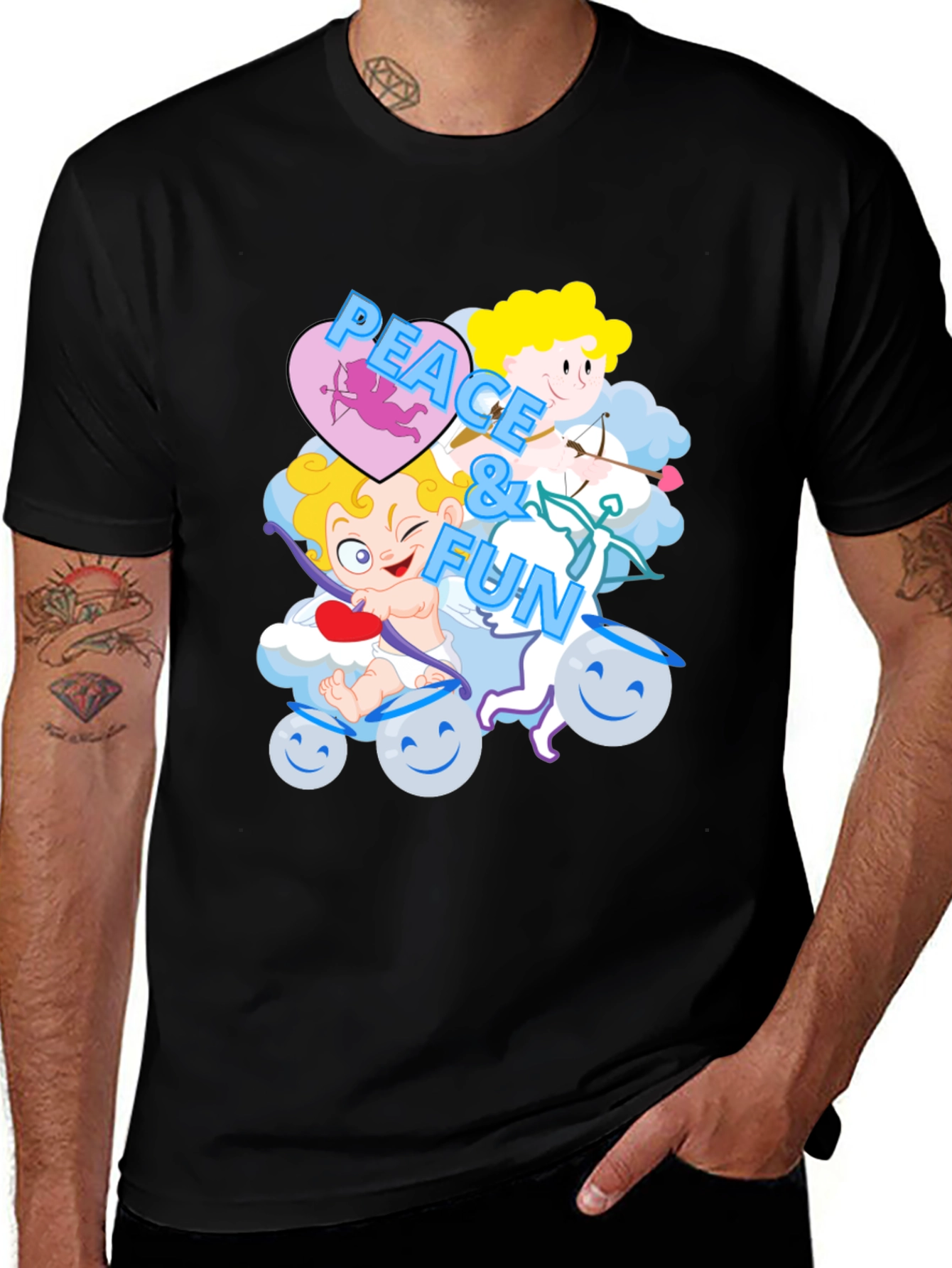Peace & Fun Cupid T-Shirt