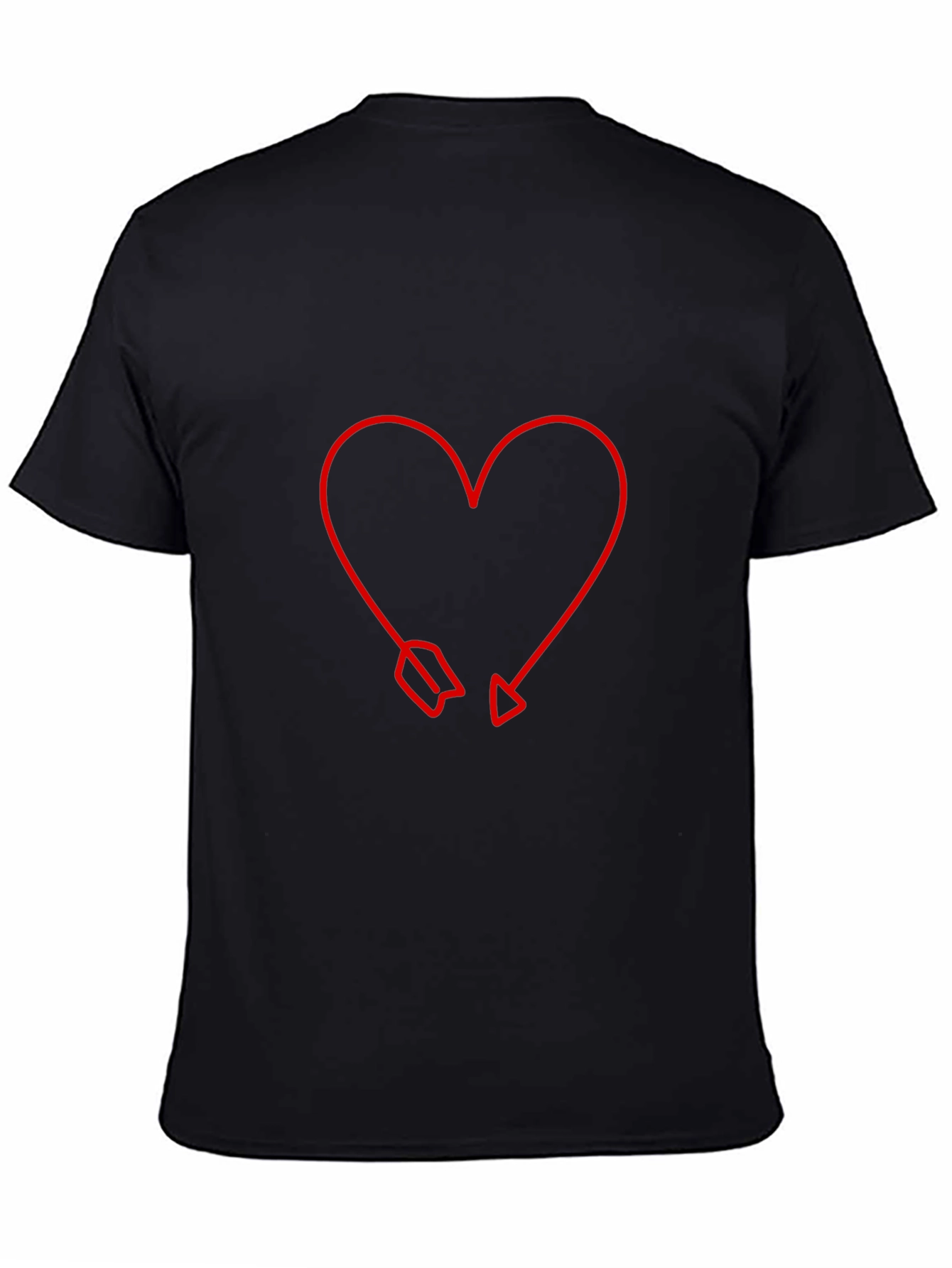 Heart Arrow Graphic Tee - Modern Valentines Style