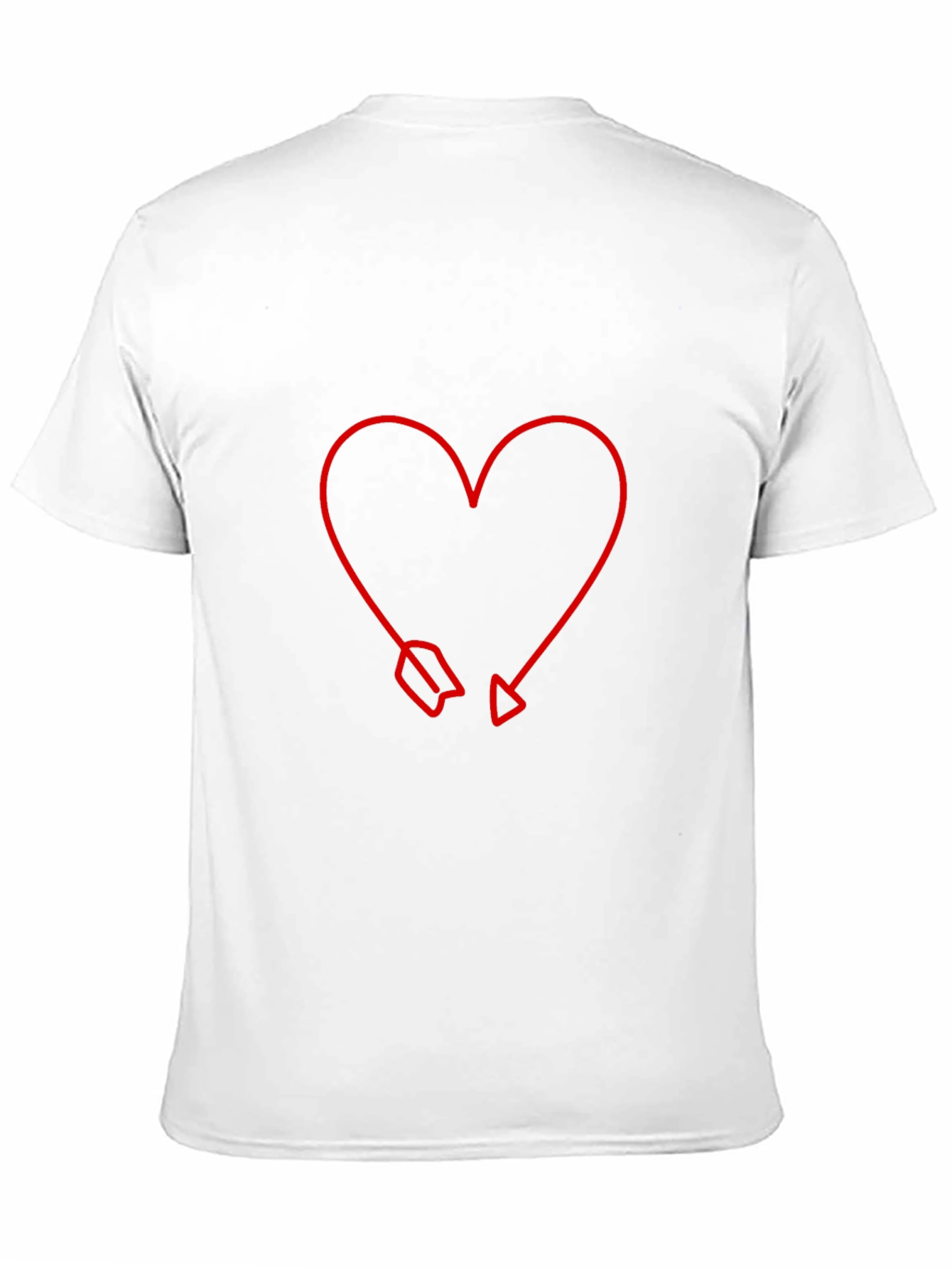 Heart Arrow Graphic Tee - Modern Valentines Style