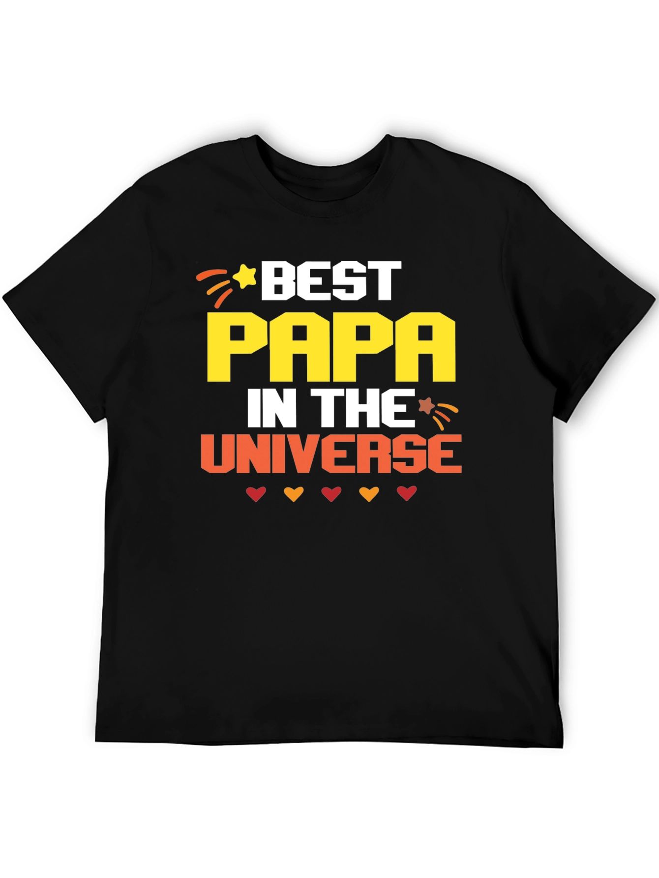 Best Papa in the Universe Graphic T-Shirt