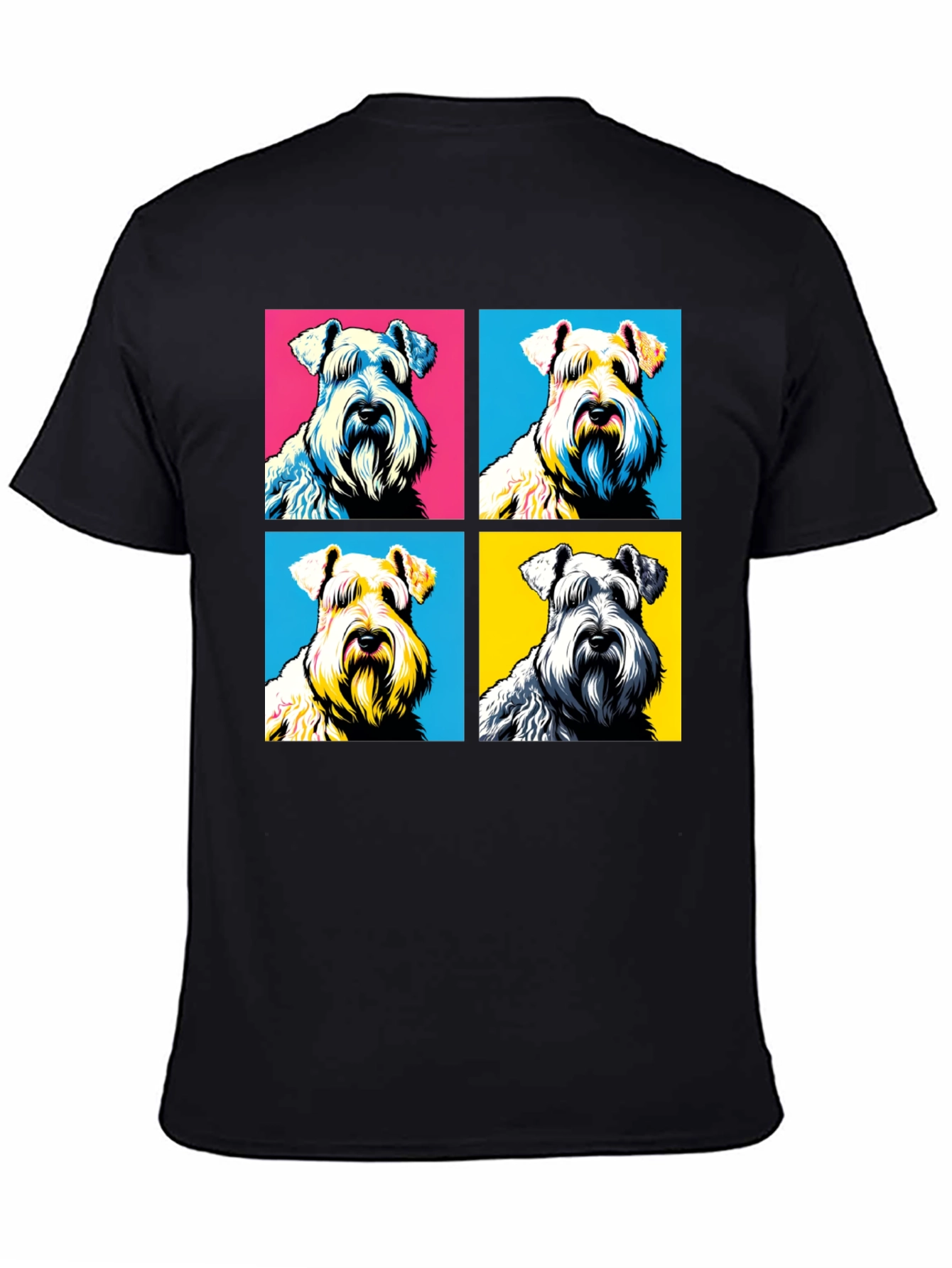 Schnauzer Pop Art T-Shirt - Unique Dog Lover Tee