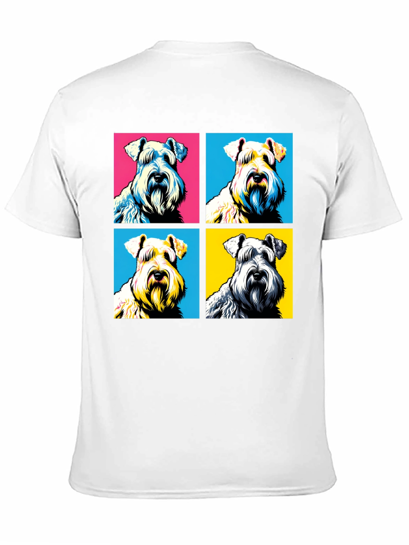 Schnauzer Pop Art T-Shirt - Unique Dog Lover Tee