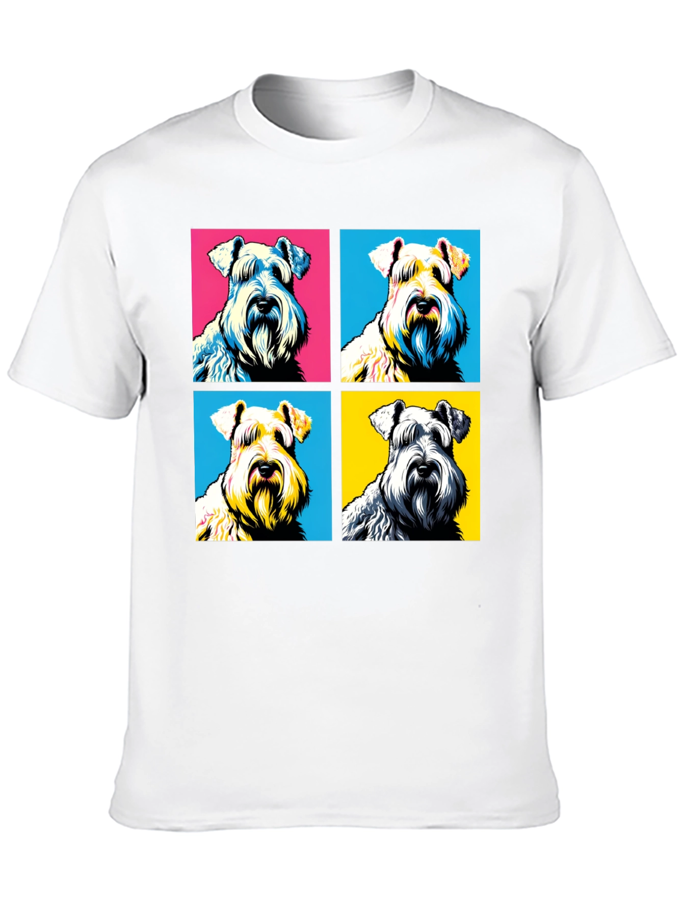 Schnauzer Pop Art T-Shirt - Unique Dog Lover Tee