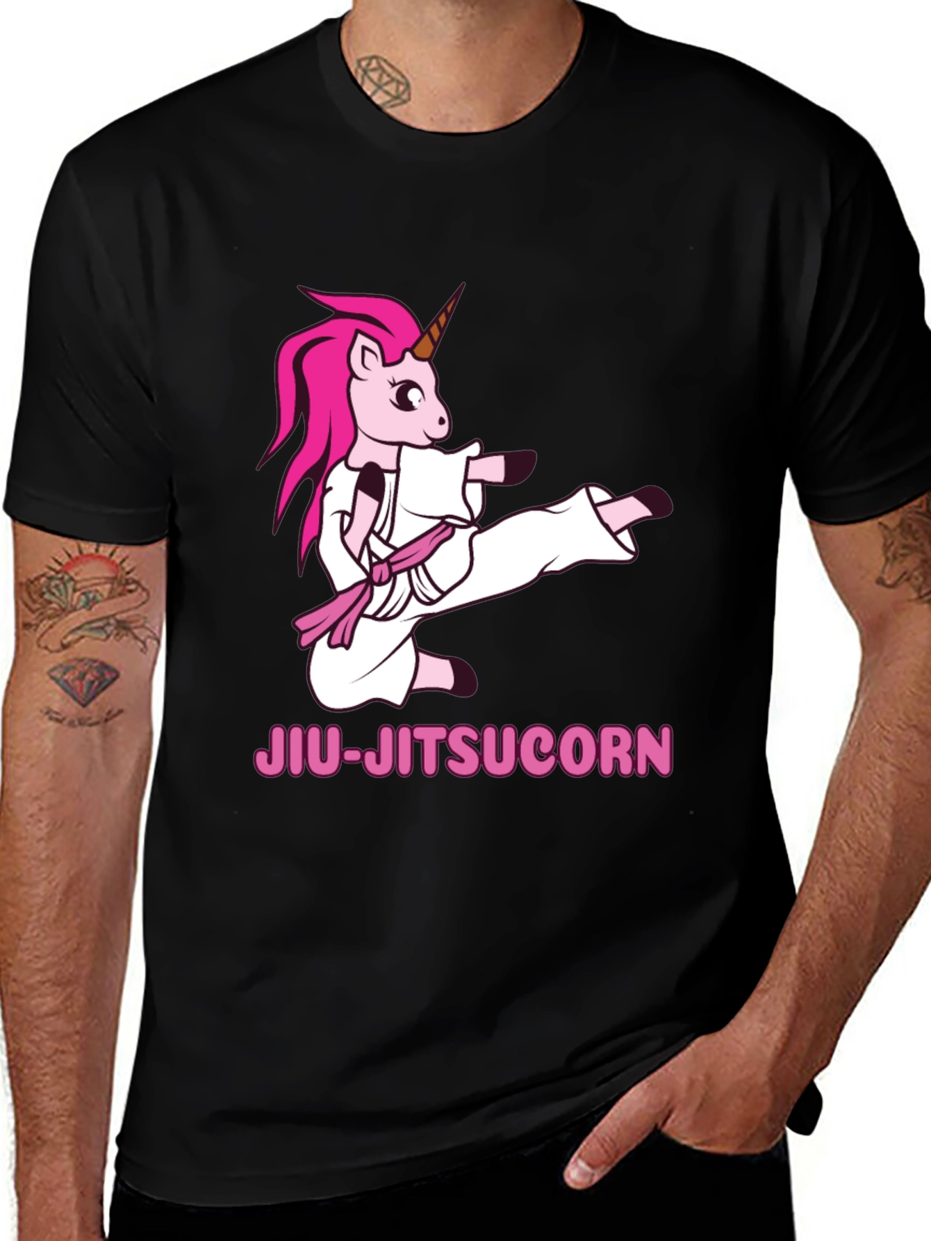 Jiu-Jitsucorn Black T-Shirt