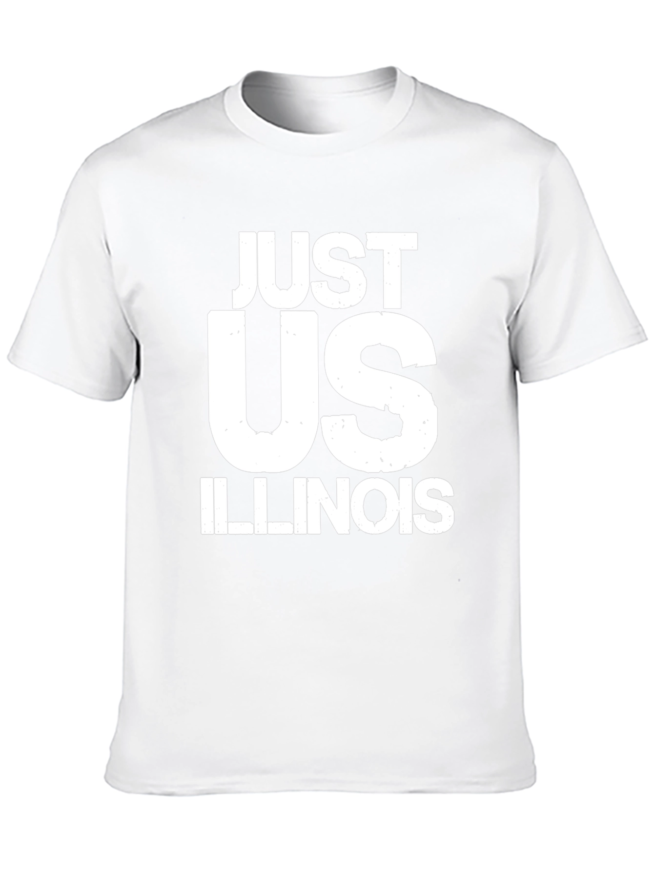 Just Us Illinois Graphic T-Shirt - Black