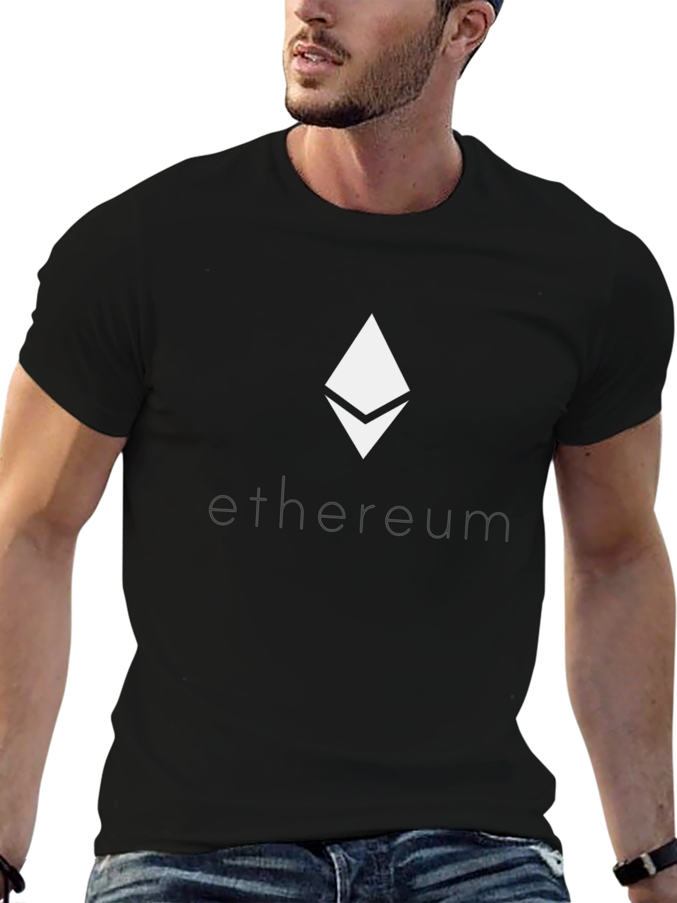 Ethereum Logo Graphic Tee - Crypto T-Shirt