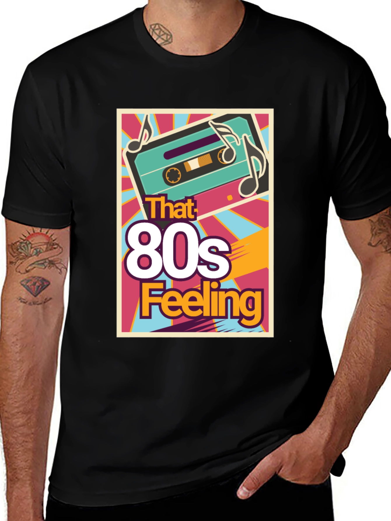 Retro 80s Feeling Graphic T-Shirt