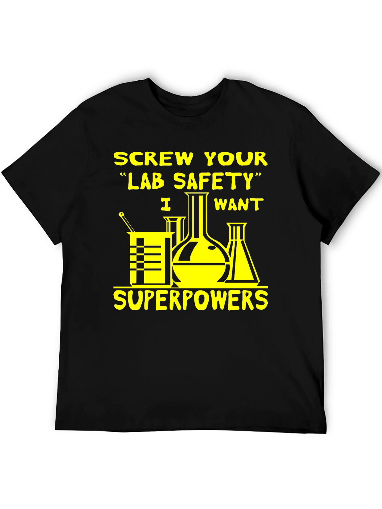 Lab Safety Superpowers Graphic T-Shirt