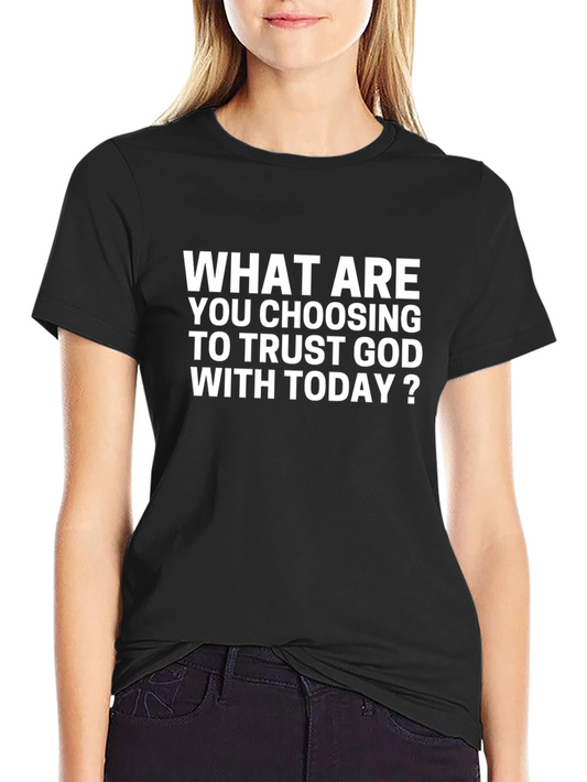 Trust God Graphic T-Shirt - Christian Apparel