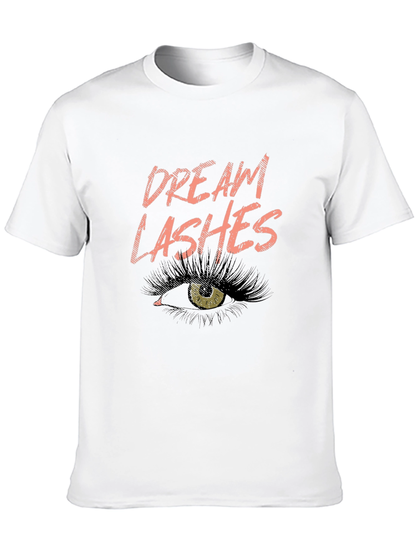 Dream Lashes Graphic Tee - Unisex Black Cotton T-Shirt