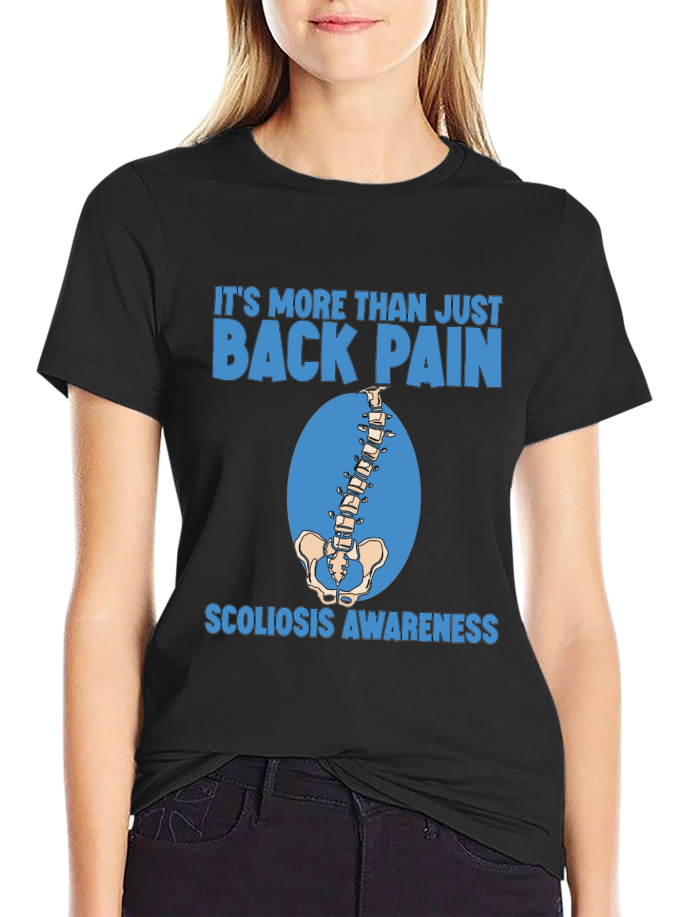 Scoliosis Awareness T-Shirt - More Than Back Pain