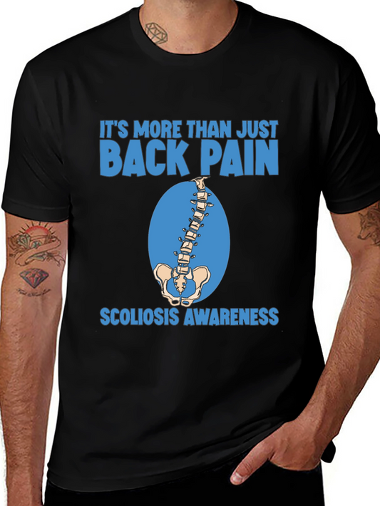 Scoliosis Awareness T-Shirt - More Than Back Pain