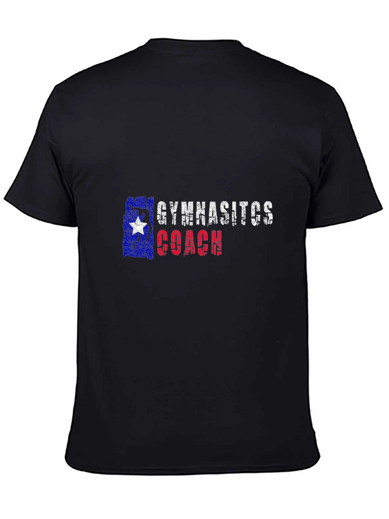 Gymnastics Coach Texas Flag T-Shirt