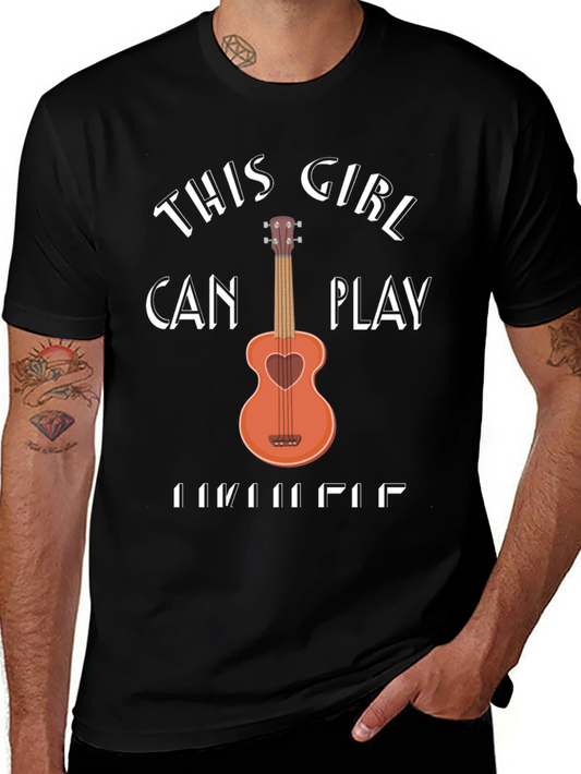 This Girl Can Play Ukulele T-Shirt