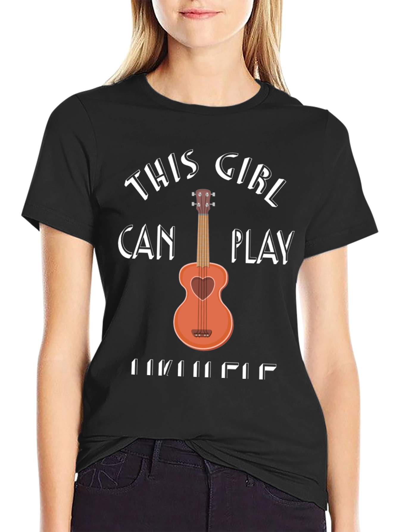 This Girl Can Play Ukulele T-Shirt