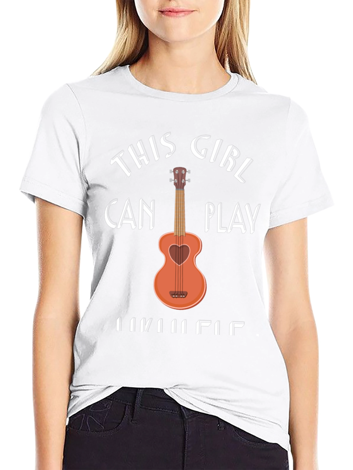 This Girl Can Play Ukulele T-Shirt